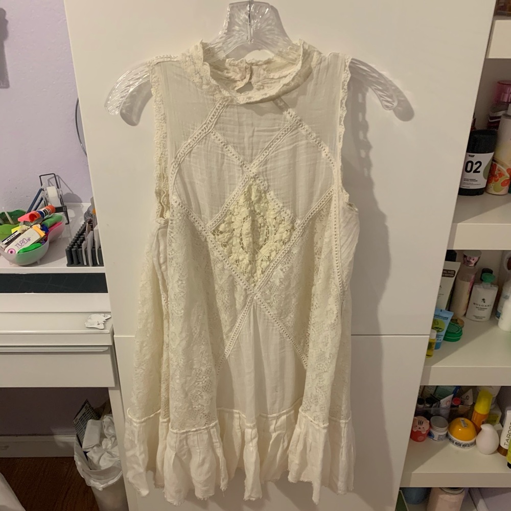 Cream Free People Dress